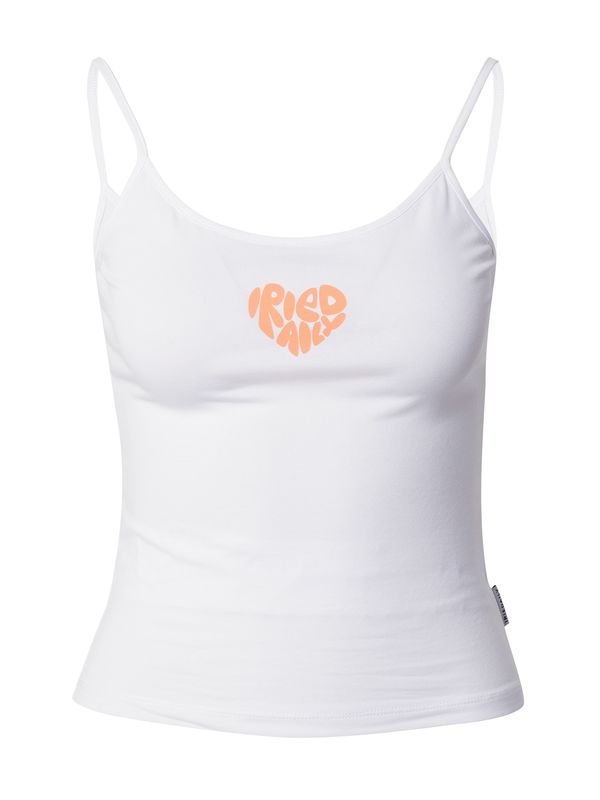 Iriedaily Iriedaily Топ 'ID Heart'  корал / бяло