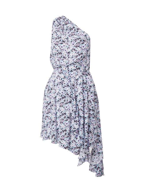 IRO IRO Лятна рокля  морскосиньо / светлосиньо / пастелнолилаво / бяло