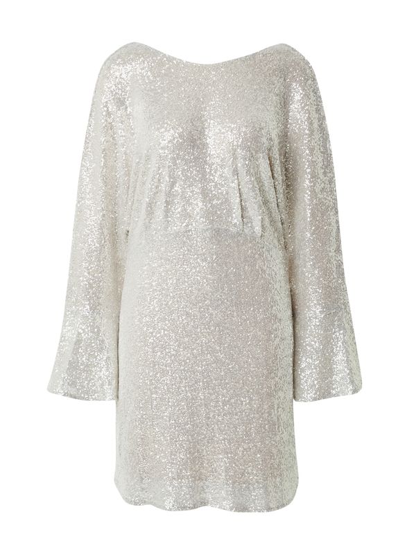 IRO IRO Рокля за коктейл  сребърно