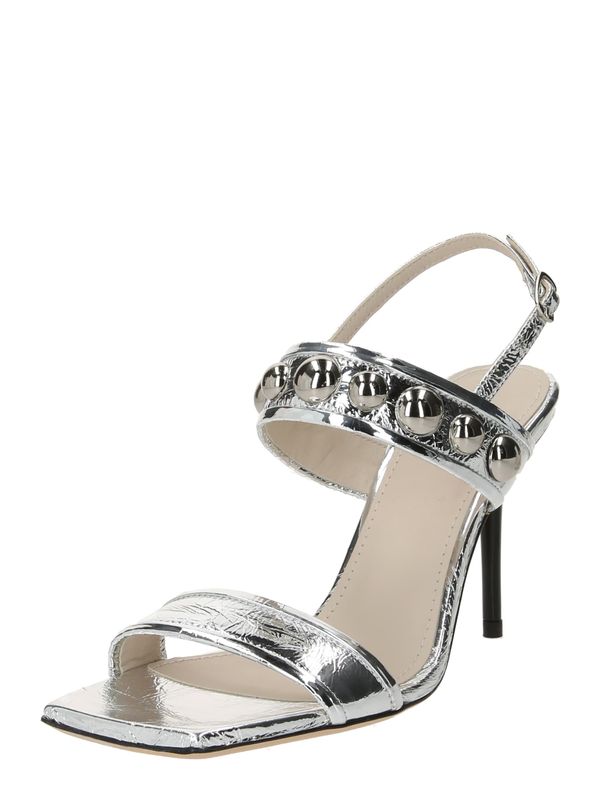 IRO IRO Сандали с каишка  сребърно