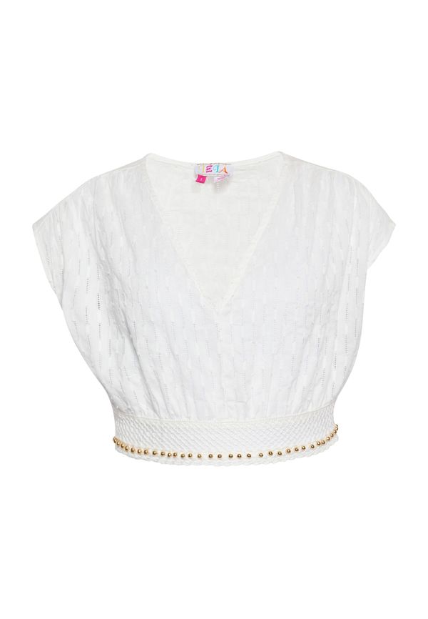 IZIA IZIA Блуза  бял памук