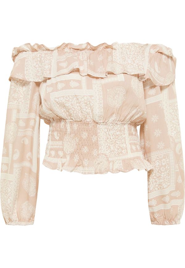 IZIA IZIA Блуза  кремаво / тъмнобежово