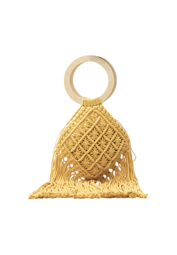 IZIA IZIA Дамска чанта  екрю / жълто