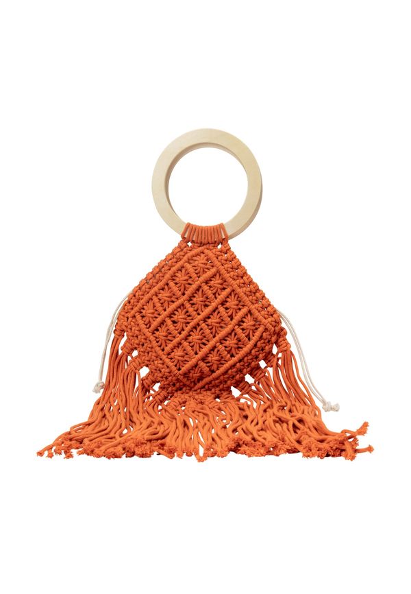 IZIA IZIA Дамска чанта  кремаво / тъмнооранжево