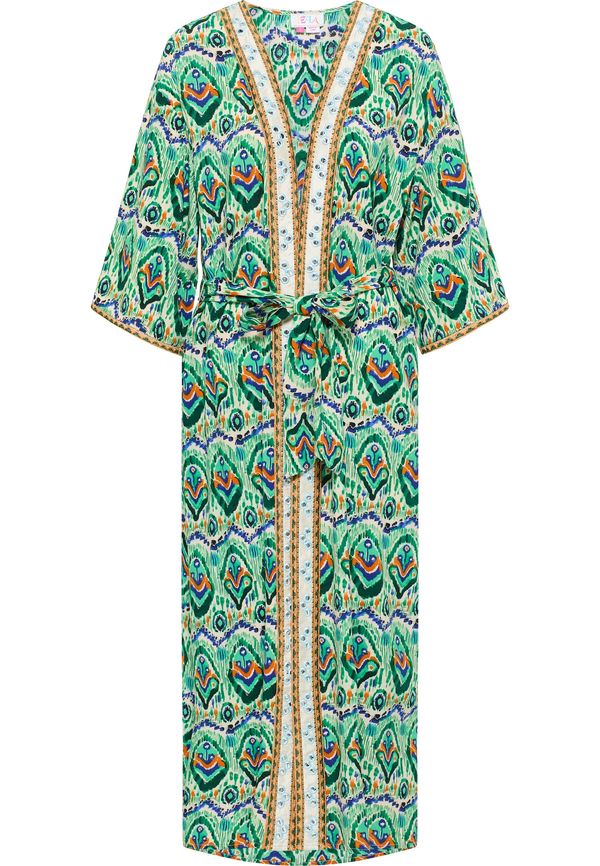 IZIA IZIA Кимоно  бежово / тъмносиньо / зелено / оранжево