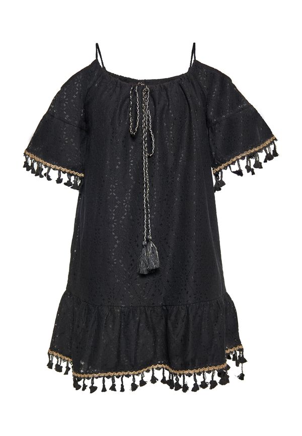 IZIA IZIA Лятна рокля  бежово / черно