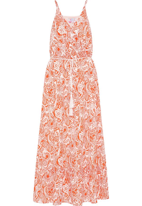 IZIA IZIA Лятна рокля  гренадин / естествено бяло