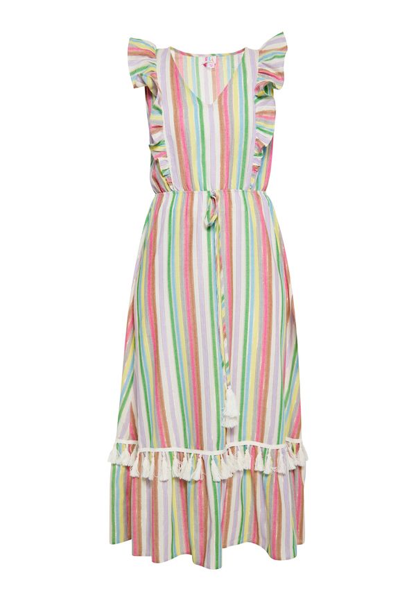 IZIA IZIA Лятна рокля  коняк / жълто / лавандула / светлорозово