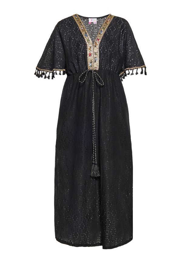 IZIA IZIA Лятна рокля  синьо / злато / червено / черно