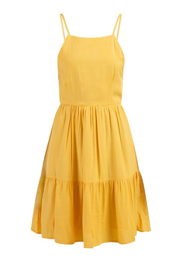 IZIA IZIA Лятна рокля  тъмножълто