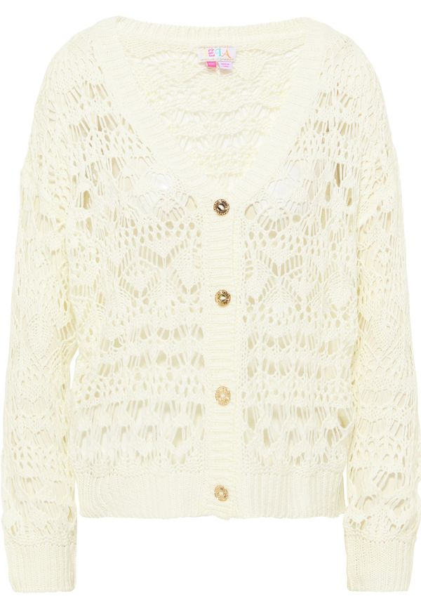 IZIA IZIA Плетена жилетка  бял памук