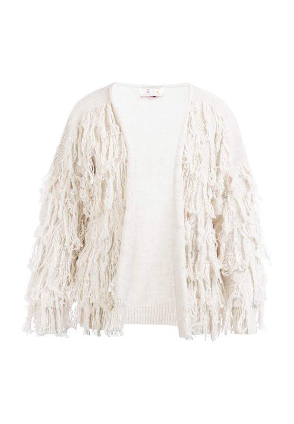 IZIA IZIA Плетена жилетка  бял памук