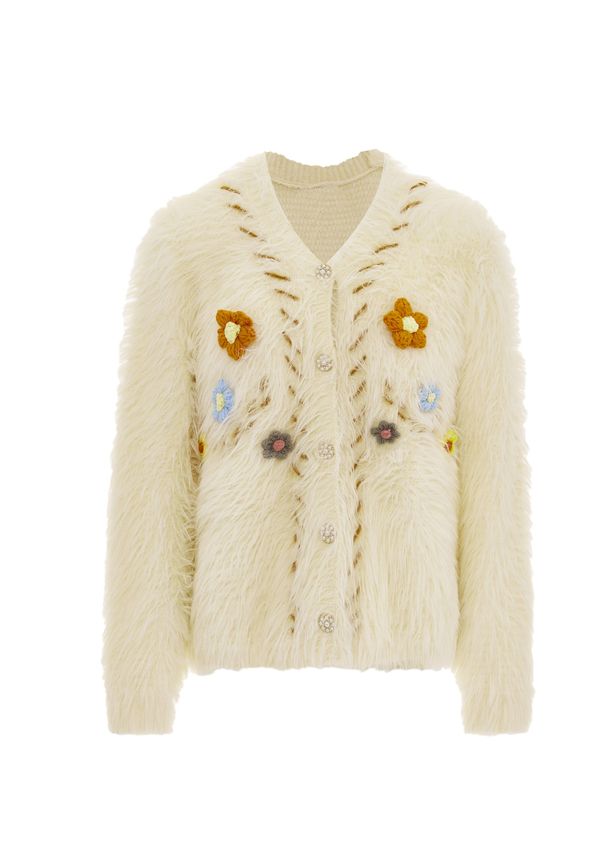 IZIA IZIA Плетена жилетка  екрю / небесносиньо / умбра / антрацитно черно