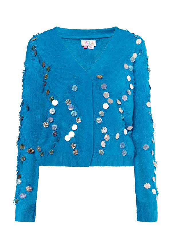 IZIA IZIA Плетена жилетка  кралско синьо