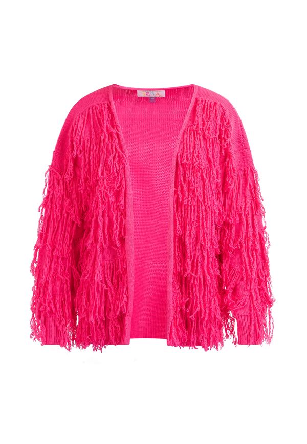 IZIA IZIA Плетена жилетка  неоново розово