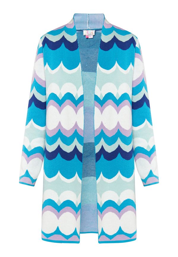 IZIA IZIA Плетена жилетка  синьо / светлосиньо / лилав / бяло