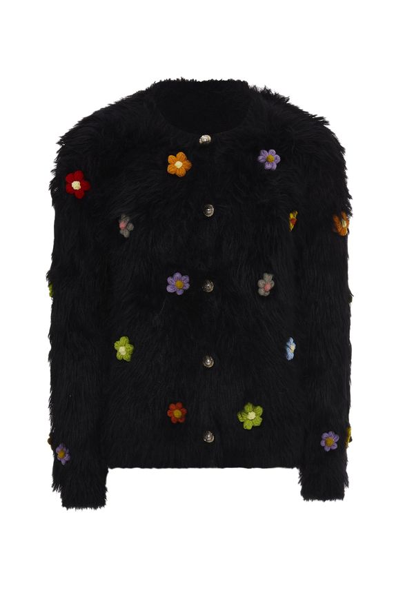 IZIA IZIA Плетена жилетка  светлосиньо / лилав / тъмночервено / черно