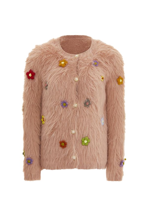 IZIA IZIA Плетена жилетка  зелено / лавандула / розе / червено