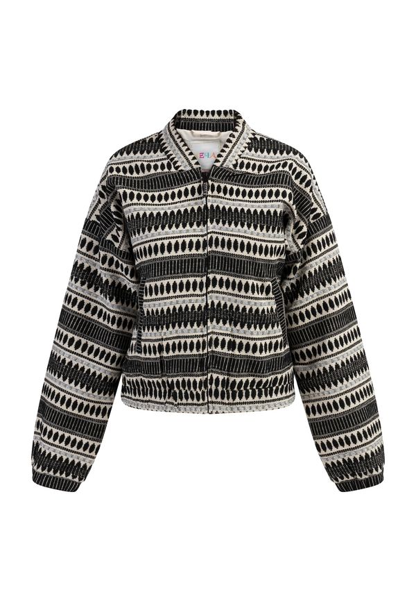 IZIA IZIA Преходно яке  светлосиньо / черно / бял памук