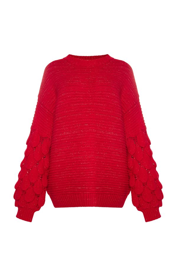 IZIA IZIA Пуловер 'Gaya'  червено