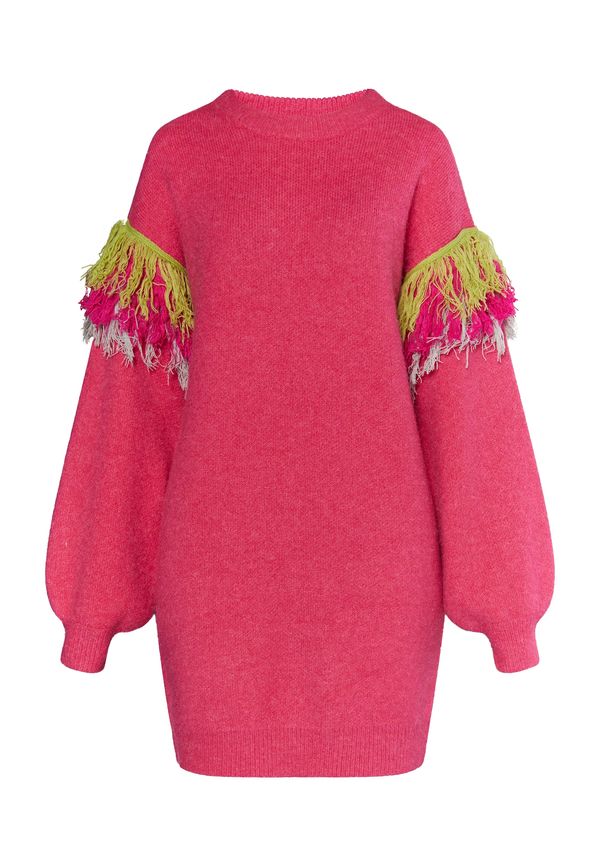 IZIA IZIA Пуловер 'Gaya'  лайм / лилав / розово