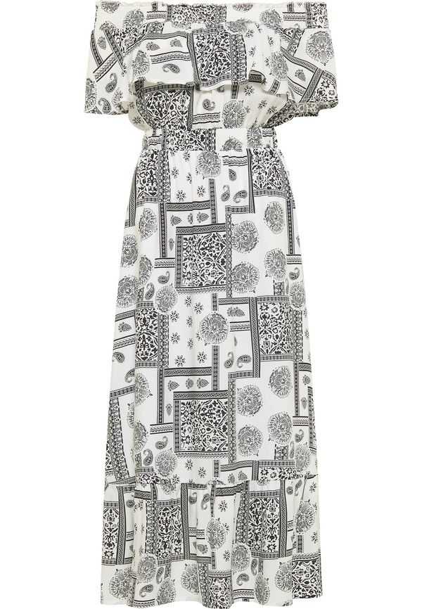 IZIA IZIA Рокля  сиво / черно / бяло