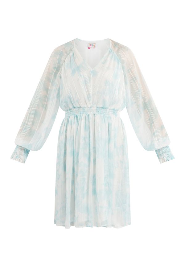 IZIA IZIA Рокля  светлосиньо / бяло