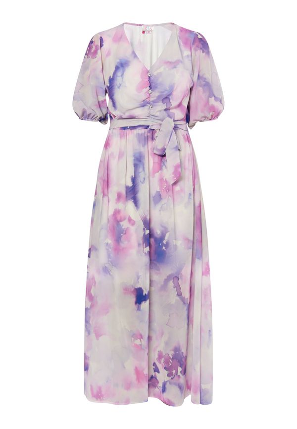 IZIA IZIA Рокля  светлосиньо / орхидея / тъмнолилаво / бяло