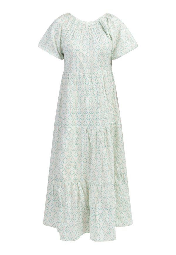 IZIA IZIA Рокля  тюркоазен / бяло
