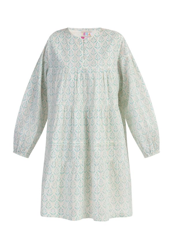 IZIA IZIA Рокля  тюркоазен / бяло