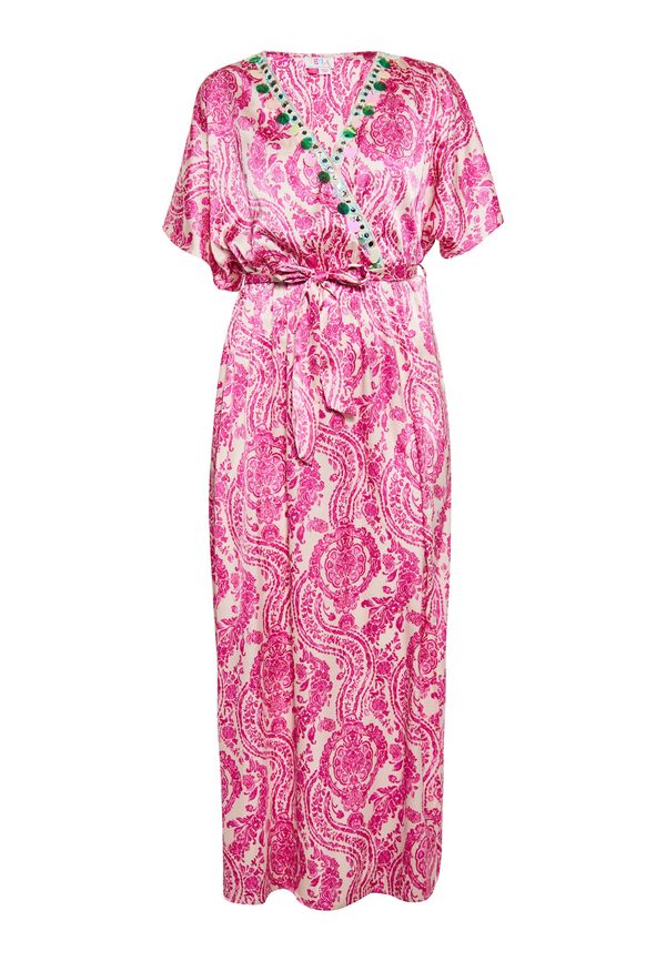 IZIA IZIA Рокля  зелено / розово / бяло