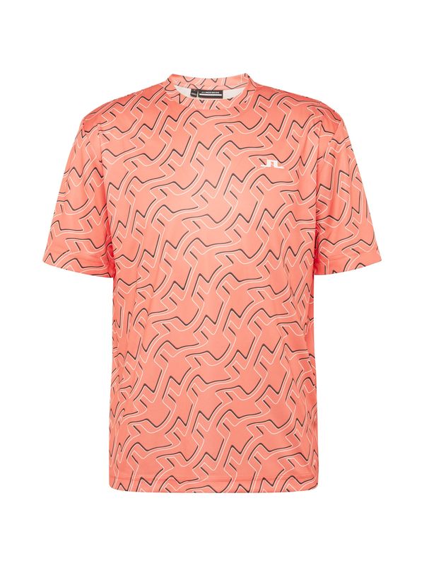 J.Lindeberg J.Lindeberg Функционална тениска 'Ade'  тъмносиньо / корал / бяло