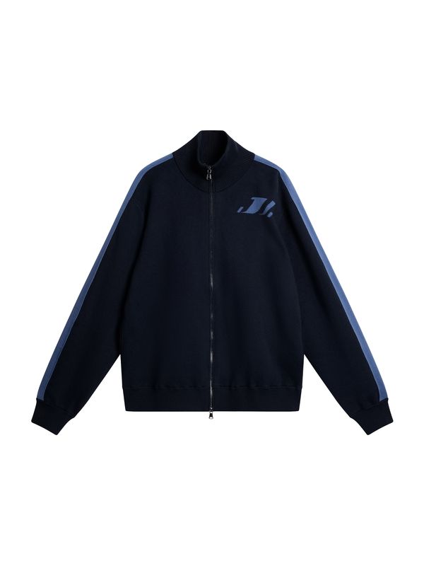 J.Lindeberg J.Lindeberg Плетена жилетка 'Alex'  синьо / нейви синьо