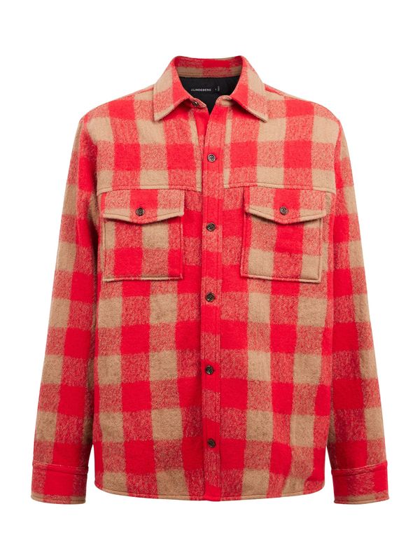 J.Lindeberg J.Lindeberg Преходно яке 'Gingham'  кафяво / червено