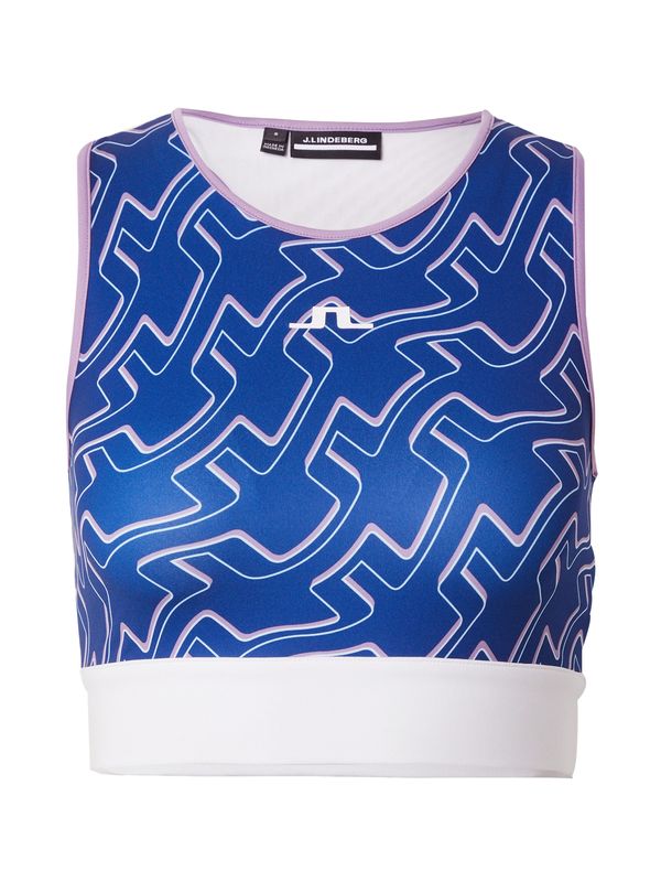 J.Lindeberg J.Lindeberg Спортен топ 'Maggie'  синьо / светлолилаво / мръсно бяло