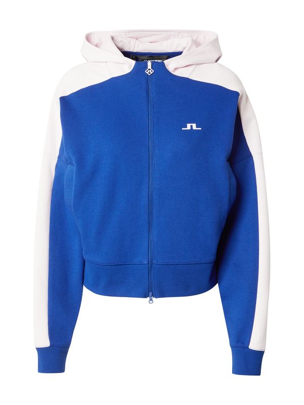 J.Lindeberg J.Lindeberg Спортна жилетка с качулка 'Amelia'  кралско синьо / естествено бяло