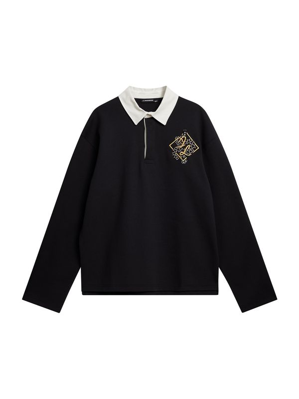 J.Lindeberg J.Lindeberg Тениска 'Flash'  кафяво / златистожълто / черно / бяло