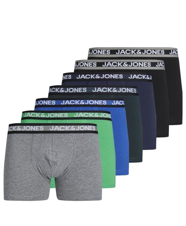JACK & JONES JACK & JONES Боксерки 'ADRIAN'  тъмносиньо / сив меланж / светлозелено / черно