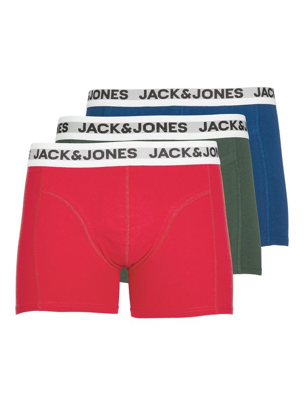 JACK & JONES JACK & JONES Боксерки  червено / черно / бяло