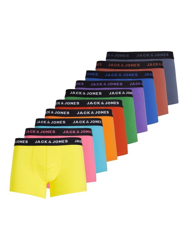 JACK & JONES JACK & JONES Боксерки 'David'  синьо / жълто / зелено / червено