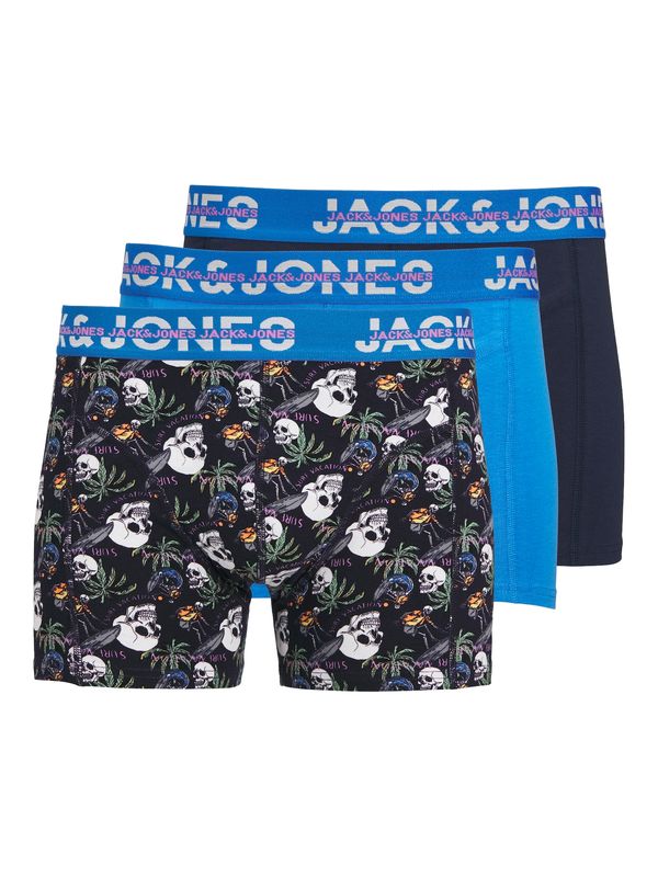 JACK & JONES JACK & JONES Боксерки 'Havana'  нейви синьо / кралско синьо / лилав / бяло