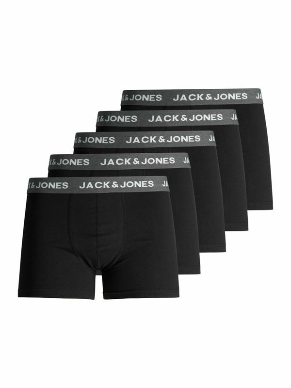 JACK & JONES JACK & JONES Боксерки 'Huey'  сиво / черно / бяло