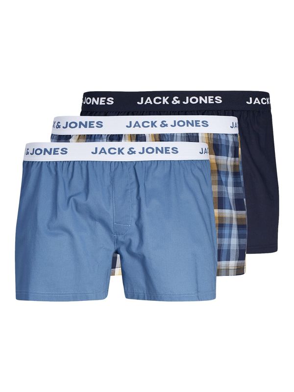 JACK & JONES JACK & JONES Боксерки 'LOGAN'  цвят "пясък" / нейви синьо / гълъбово синьо / бяло