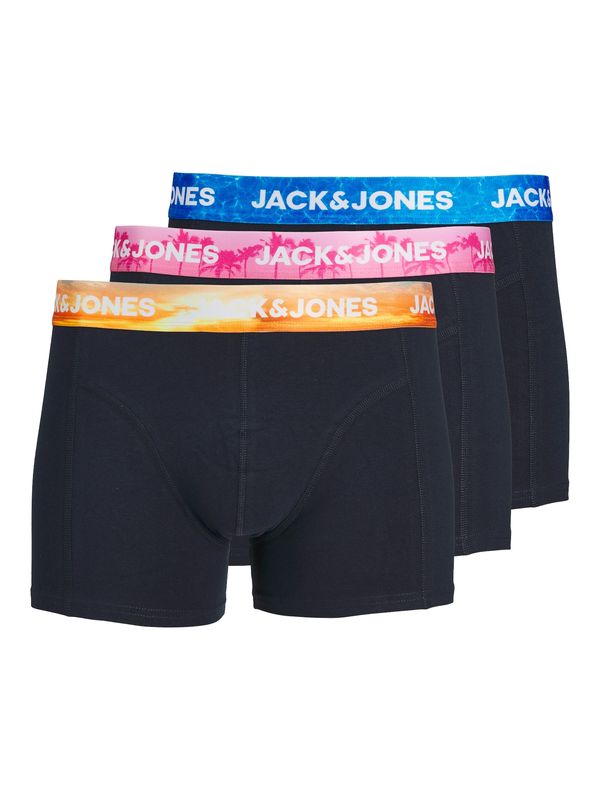 JACK & JONES JACK & JONES Боксерки 'LUCA'  синьо / нейви синьо / оранжево / розово