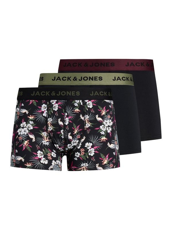 JACK & JONES JACK & JONES Боксерки  мента / тъмнозелено / бордо / черно / бяло