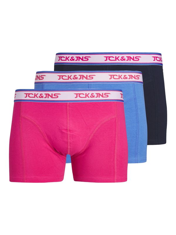 JACK & JONES JACK & JONES Боксерки 'MIKE'  нейви синьо / светлосиньо / розово