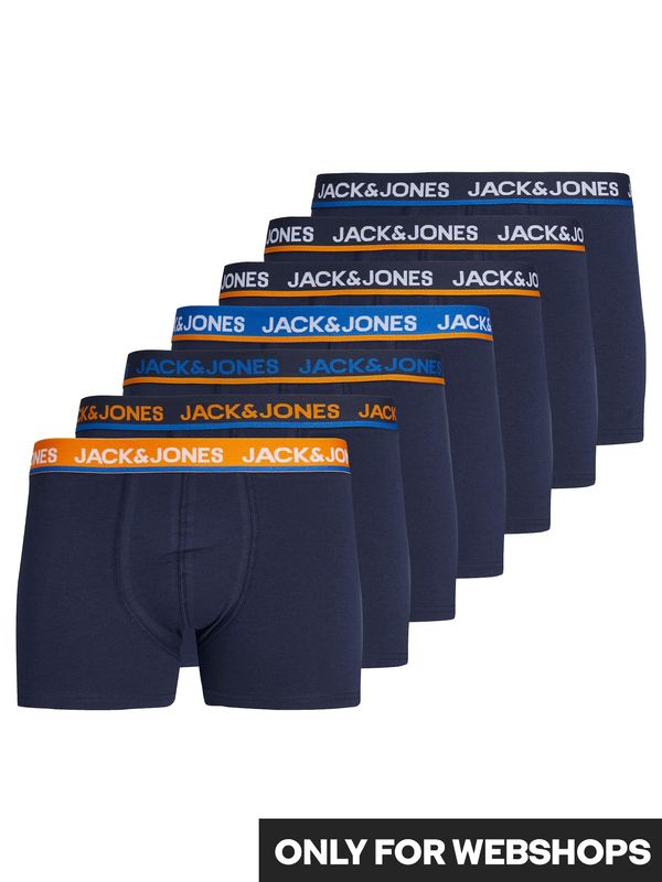 JACK & JONES JACK & JONES Боксерки  небесносиньо / тъмносиньо / оранжево / бяло