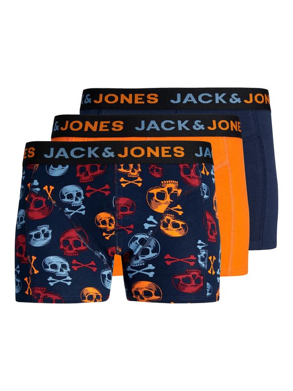 JACK & JONES JACK & JONES Боксерки  нейви синьо / небесносиньо / оранжево / карминено червено