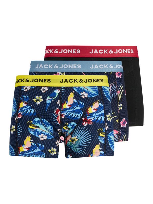 JACK & JONES JACK & JONES Боксерки  опушено синьо / жълто / червено / черно