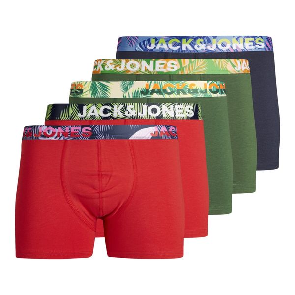 JACK & JONES JACK & JONES Боксерки 'PAW'  нейви синьо / зелено / оранжево / червено
